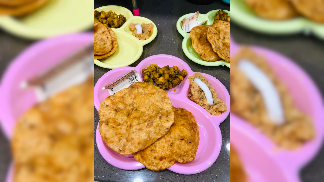 The halwa, puri, chole carries a taste of nostalgia