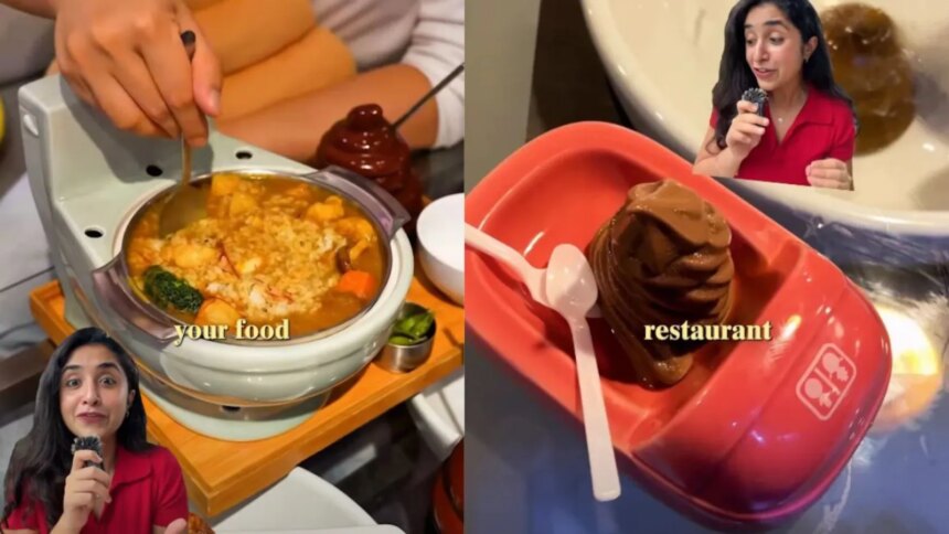 Video: This Taiwan Cafe Serves Food In "Toilet Bowls" And Drinks In "Urinals"