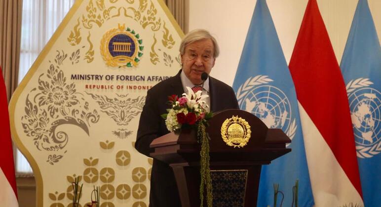 Guterres honours Indonesian troops who paid ‘ultimate sacrifice’