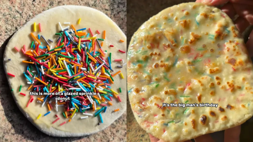 Video: Man Celebrates Fathers Birthday With A Cake Parantha. Internet Has Thoughts
