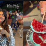 Video: Food Vlogger Tries Unique Makhan Tarbooz In Vrindavan, Calls It Delicious