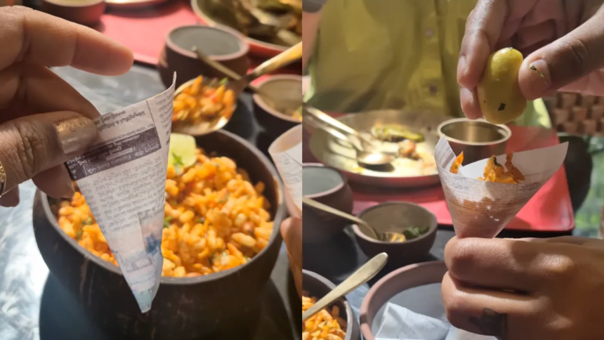 Video: Kolkatas Jhal Muri Gets An Unusual Twist At This Hyderabad Restaurant