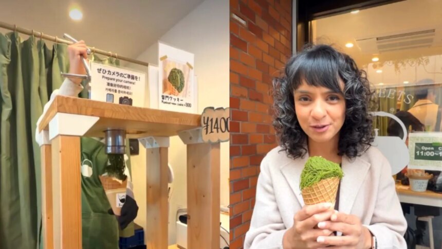 Video: Indian Creator Tries Japans Viral 10-Layer Matcha Mont Blanc, Says Dont Be Fooled