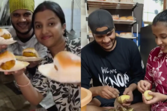 Journalist Couple Gave Up Their Careers To Sell Vada Pav In Noida, Now Earns Rs 1.25 Lakh A Month