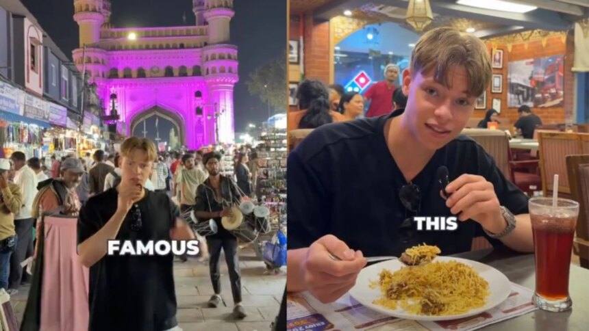 Swedish Man Tries Hyderabads Most Famous Biryani. Locals Said The Best Was Elsewhere