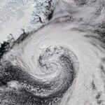 Extratropical Cyclone Whips Past Iceland